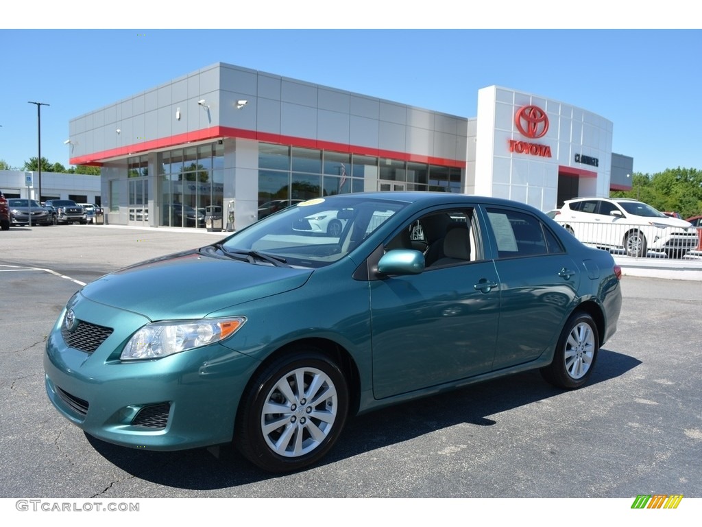 2010 Corolla LE - Capri Sea Metallic / Ash photo #6