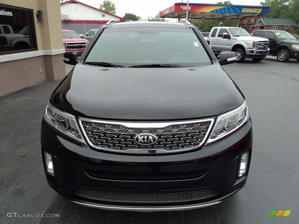 2014 Sorento SX V6 AWD - Ebony Black / Black photo #28