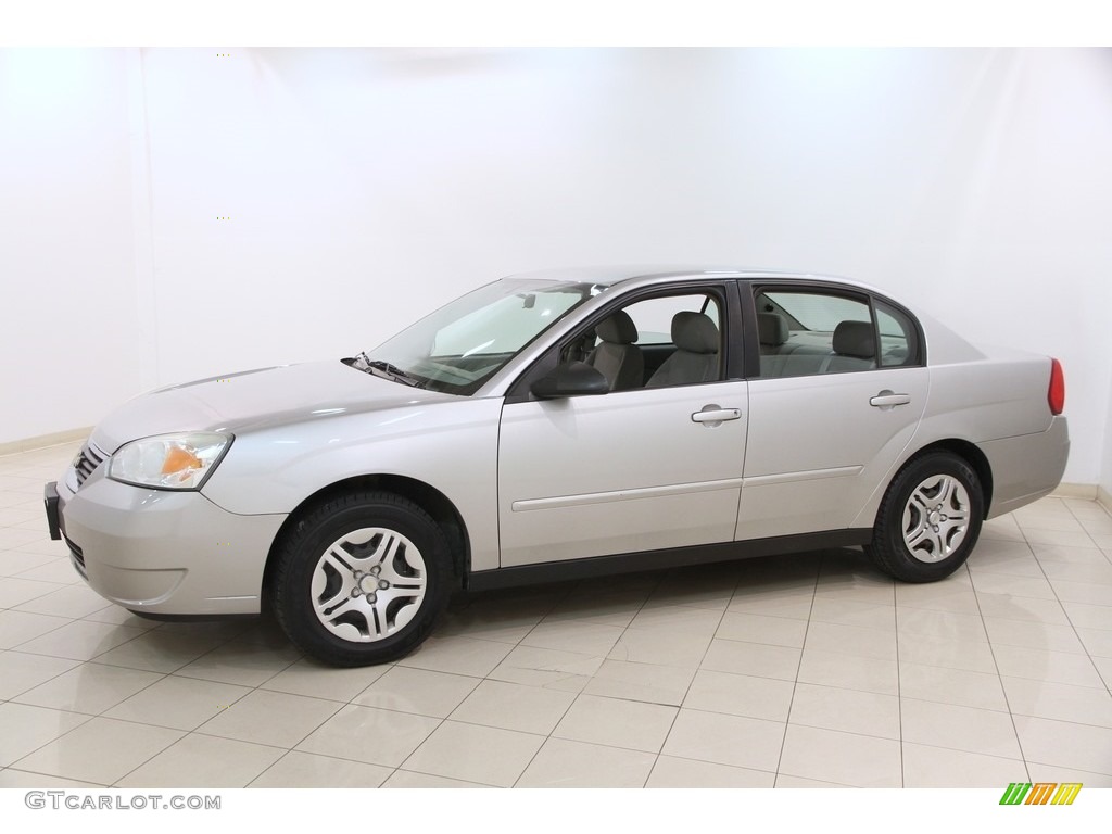2006 Malibu LS Sedan - Silverstone Metallic / Titanium Gray photo #3