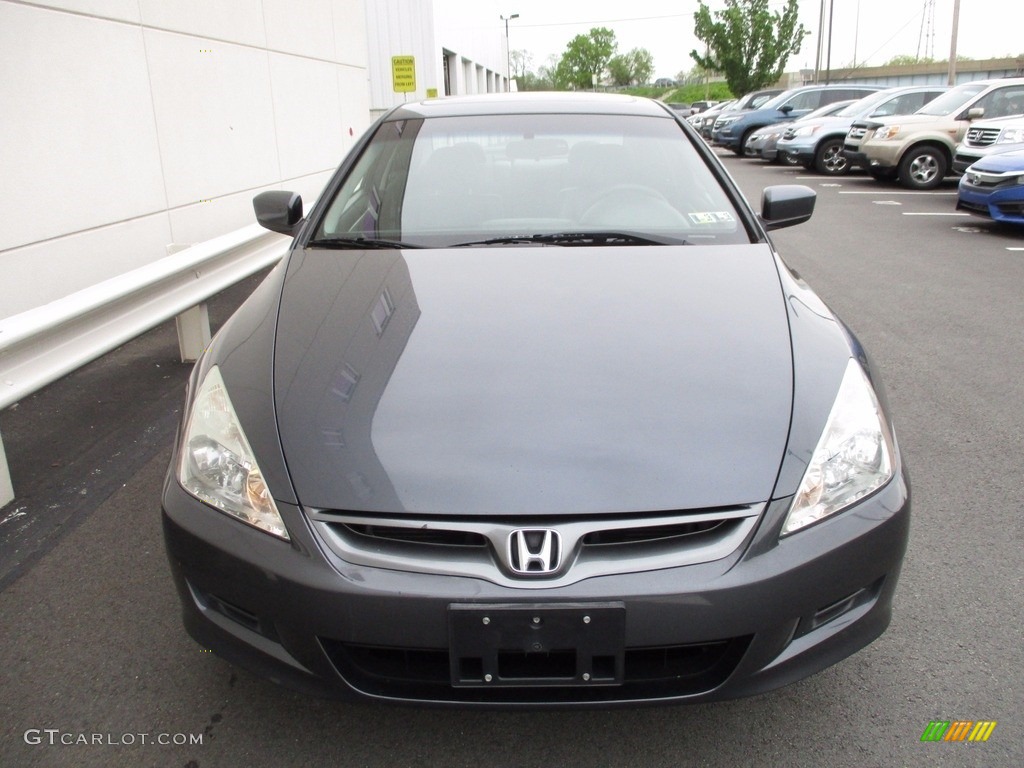 2007 Accord EX-L Coupe - Graphite Pearl / Black photo #8