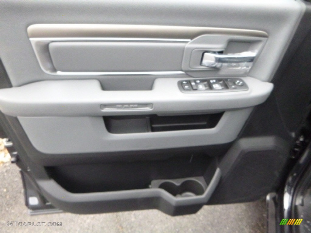 2017 1500 Big Horn Crew Cab 4x4 - Maximum Steel Metallic / Black/Diesel Gray photo #14