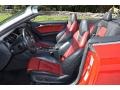 Black/Magma Red Front Seat Photo for 2012 Audi S5 #120265203