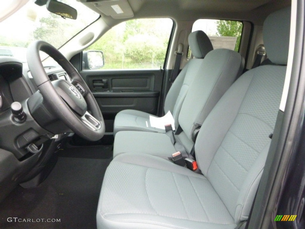 2017 1500 Express Quad Cab 4x4 - Maximum Steel Metallic / Black/Diesel Gray photo #14