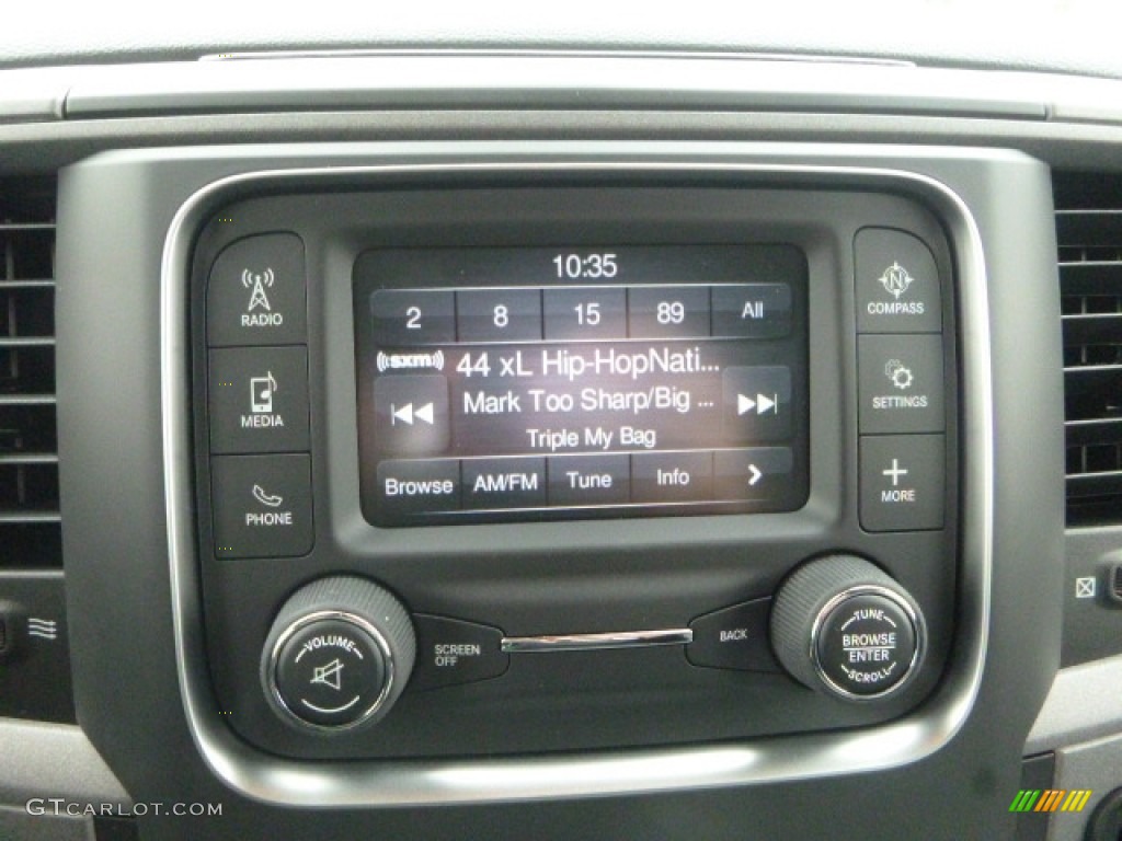 2017 1500 Express Quad Cab 4x4 - Maximum Steel Metallic / Black/Diesel Gray photo #17