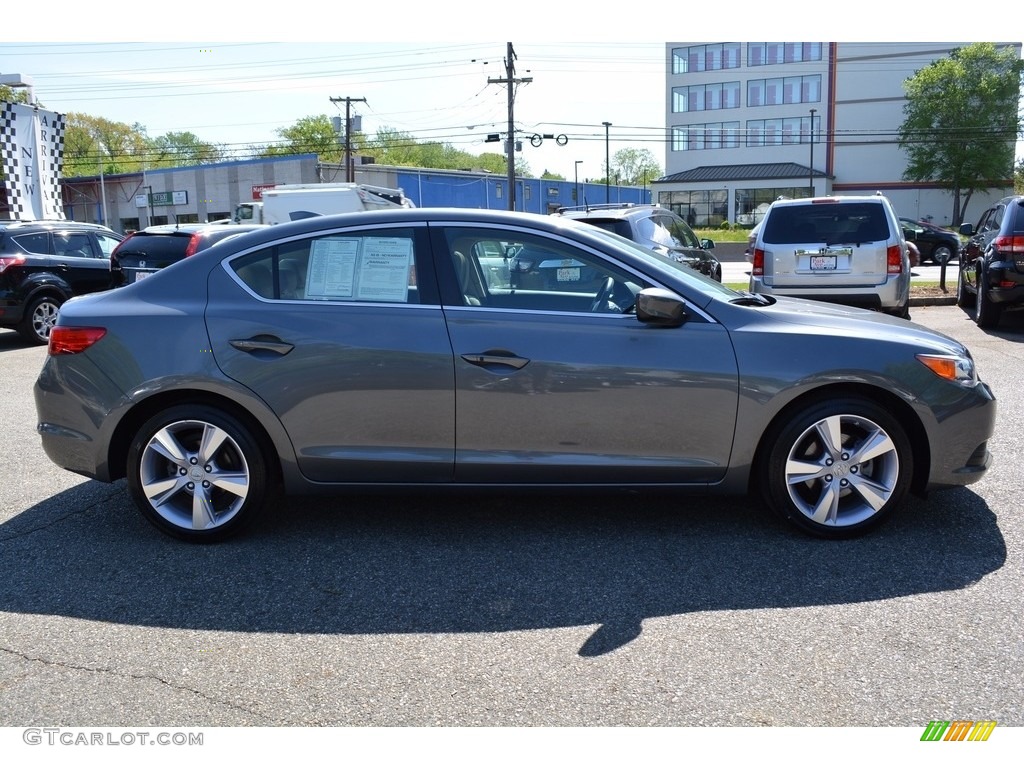2014 ILX 2.0L Technology - Polished Metal Metallic / Parchment photo #2