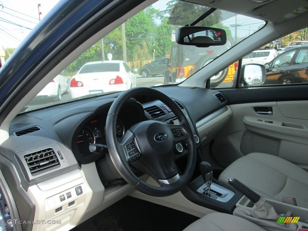 2014 XV Crosstrek 2.0i Limited - Quartz Blue Pearl / Ivory photo #11