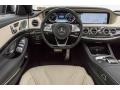 Porcelain/Black 2017 Mercedes-Benz S 63 AMG 4Matic Sedan Dashboard