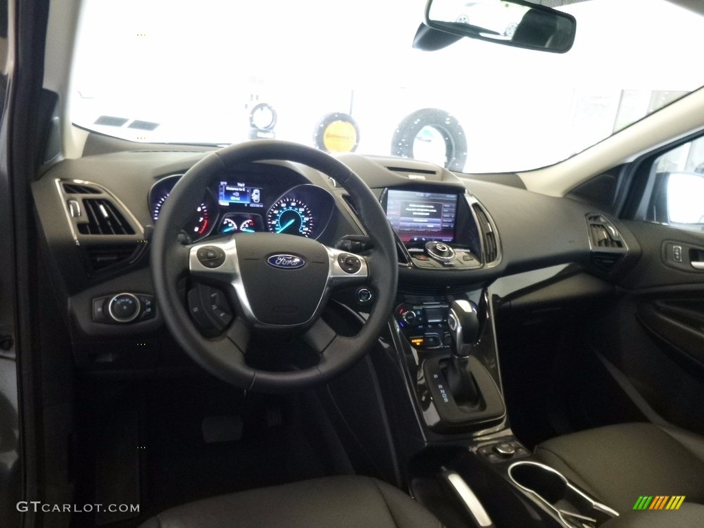 2015 Escape Titanium 4WD - Magnetic Metallic / Charcoal Black photo #9