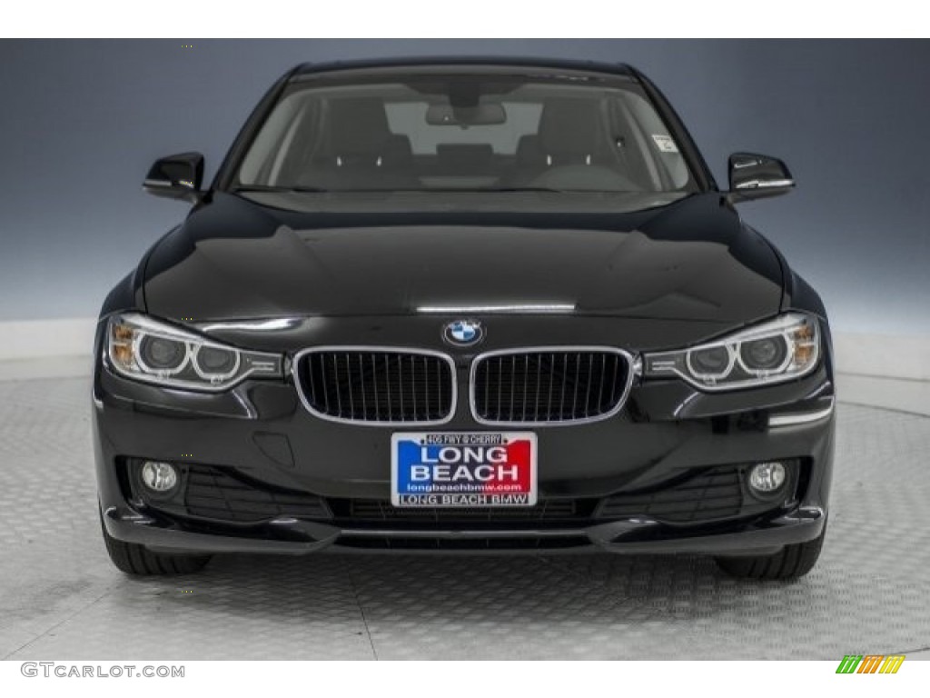2014 3 Series 328d Sedan - Black Sapphire Metallic / Black photo #2