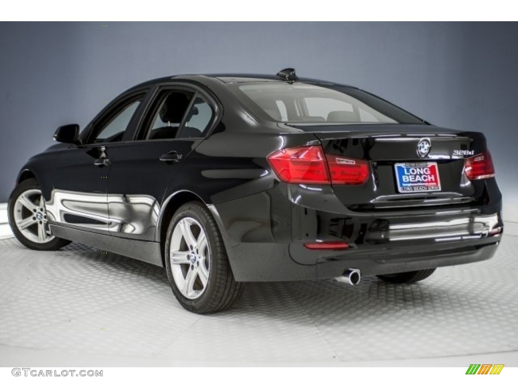2014 3 Series 328d Sedan - Black Sapphire Metallic / Black photo #10