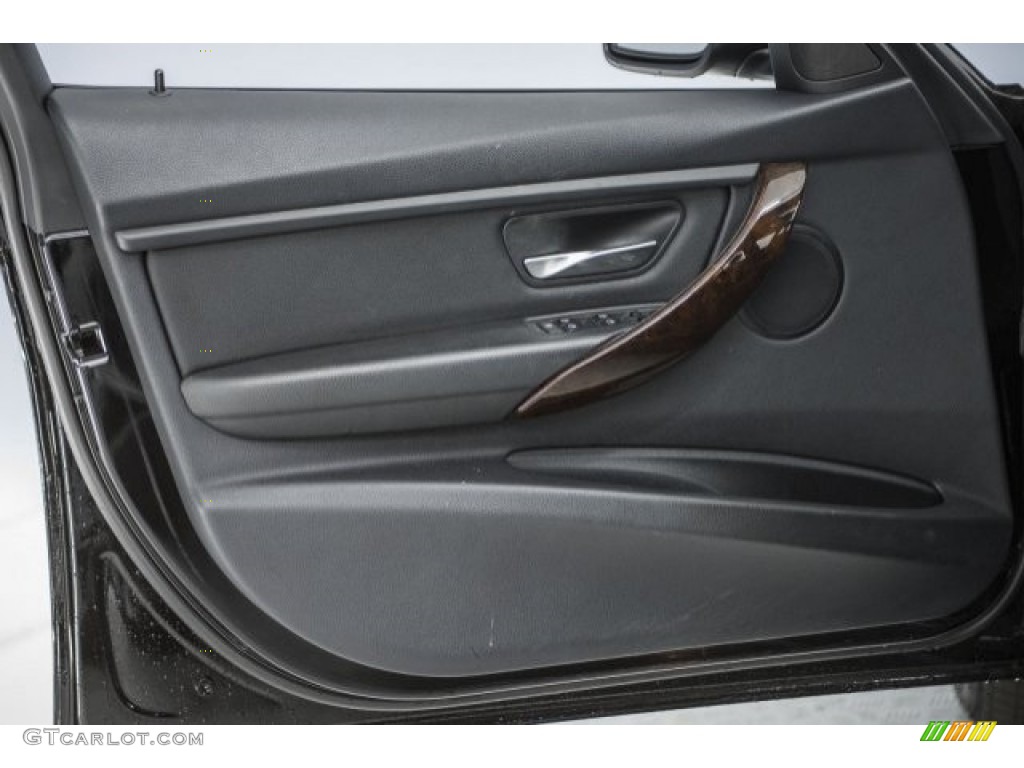 2014 3 Series 328d Sedan - Black Sapphire Metallic / Black photo #19