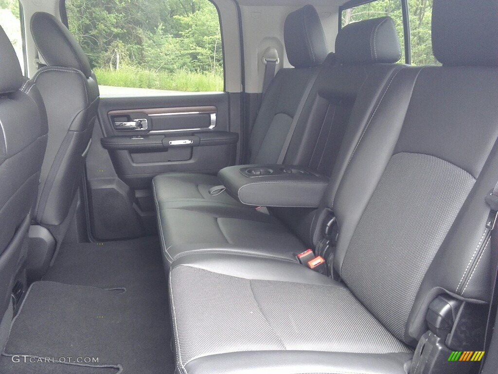 Black/Diesel Gray Interior 2017 Ram 2500 Laramie Mega Cab 4x4 Photo #120271341