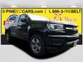 Black 2017 Chevrolet Colorado WT Extended Cab 4x4