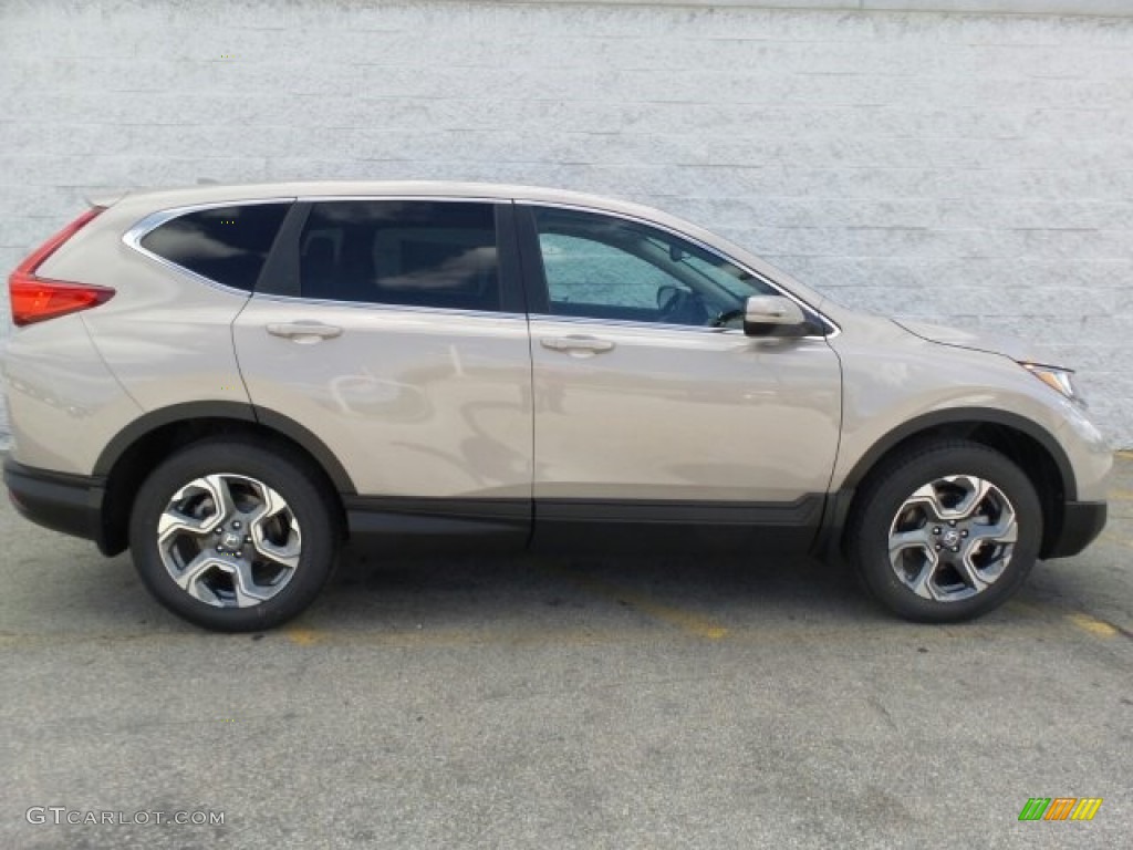 2017 CR-V EX-L AWD - Sandstorm Metallic / Ivory photo #2