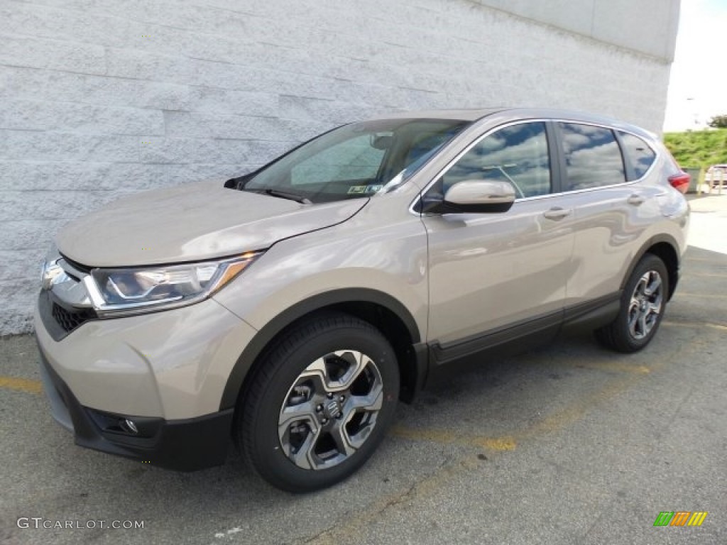 2017 CR-V EX-L AWD - Sandstorm Metallic / Ivory photo #5