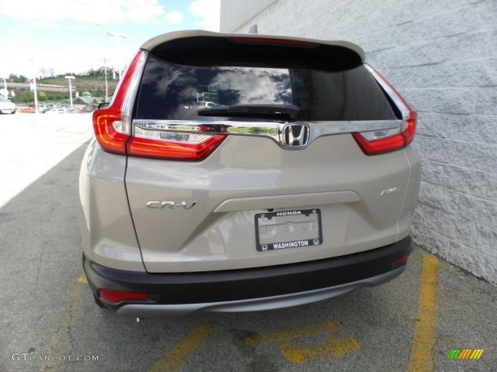 2017 CR-V EX-L AWD - Sandstorm Metallic / Ivory photo #7