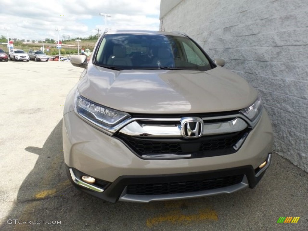 2017 CR-V Touring AWD - Sandstorm Metallic / Ivory photo #4