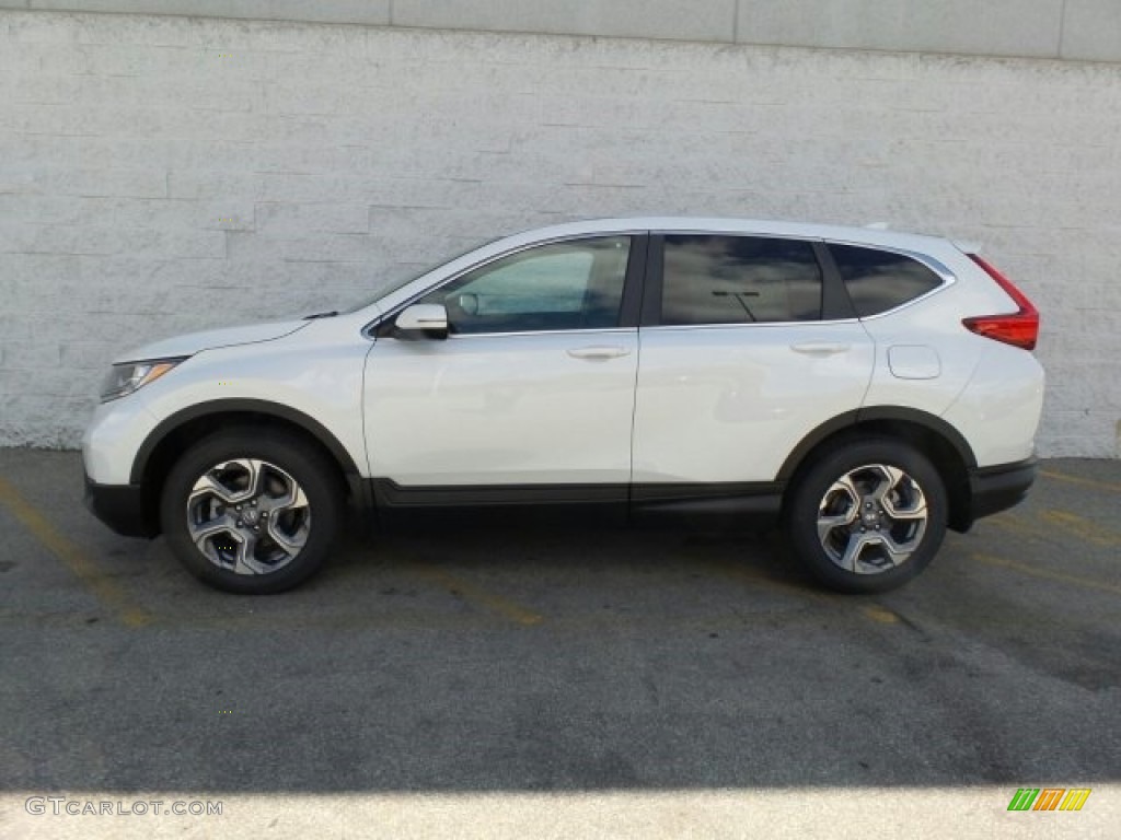 2017 CR-V EX-L AWD - White Diamond Pearl / Black photo #6
