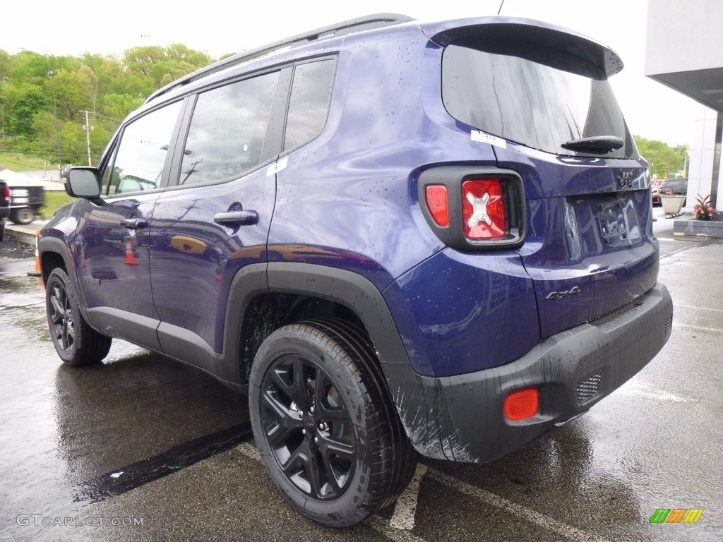 2017 Renegade Altitude 4x4 - Jetset Blue / Black photo #3