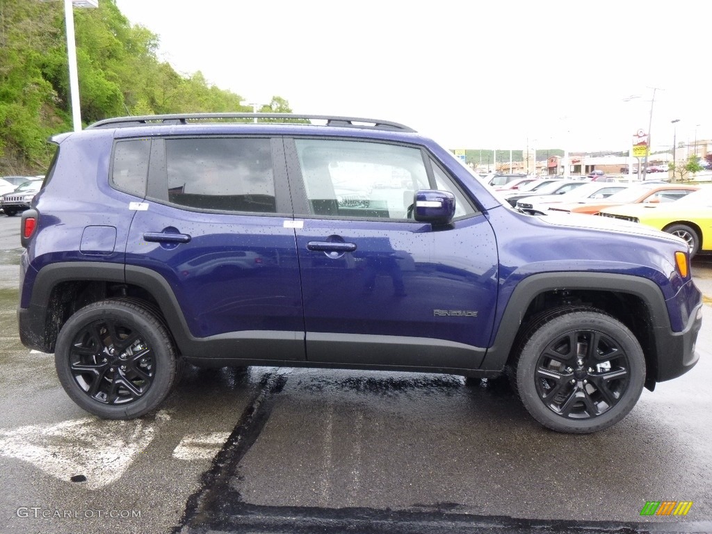 2017 Renegade Altitude 4x4 - Jetset Blue / Black photo #7