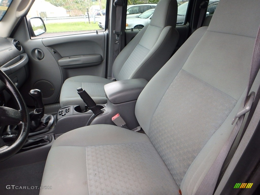 2007 Liberty Sport 4x4 - Black Clearcoat / Medium Slate Gray photo #8