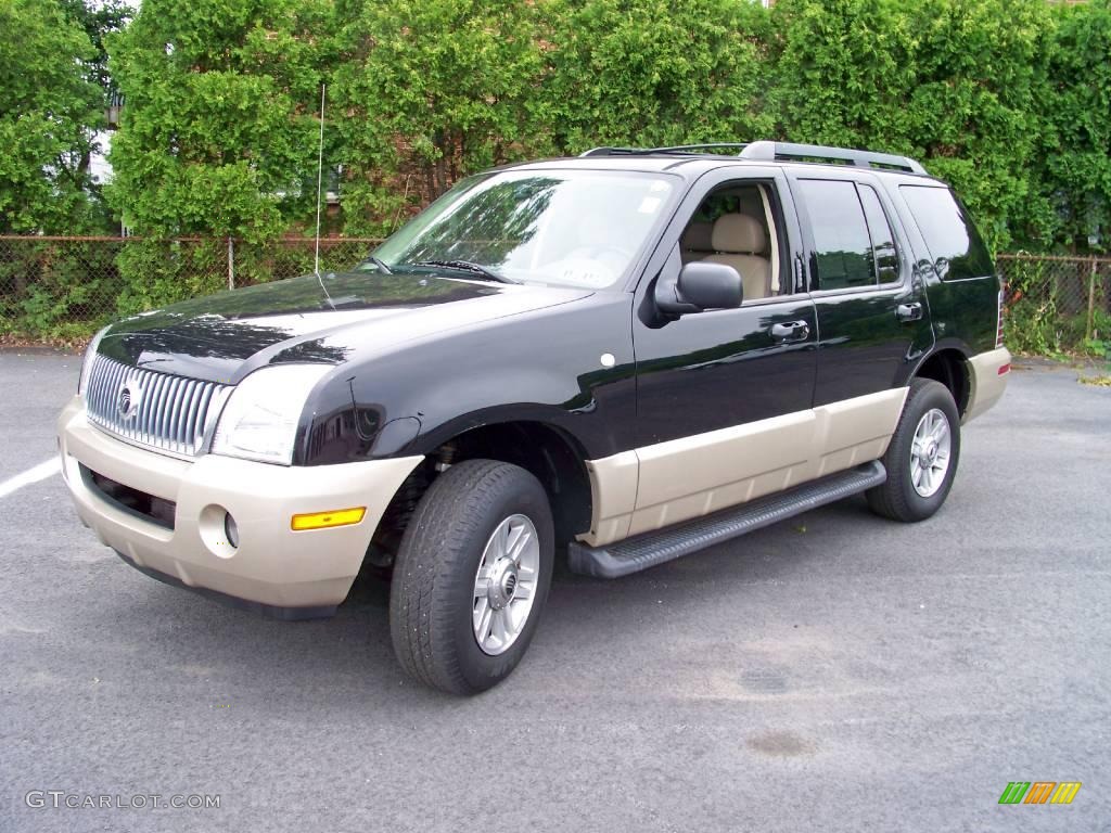 2005 Mountaineer V8 AWD - Black / Medium Dark Parchment photo #1