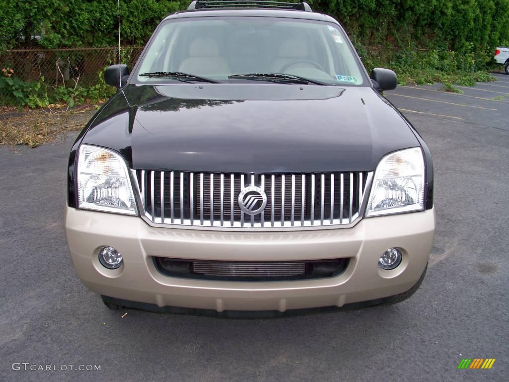 2005 Mountaineer V8 AWD - Black / Medium Dark Parchment photo #2
