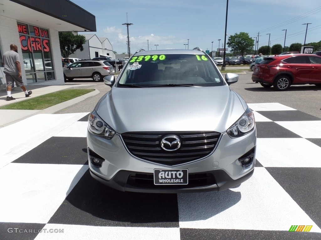 2016 CX-5 Grand Touring AWD - Sonic Silver Metallic / Black photo #2