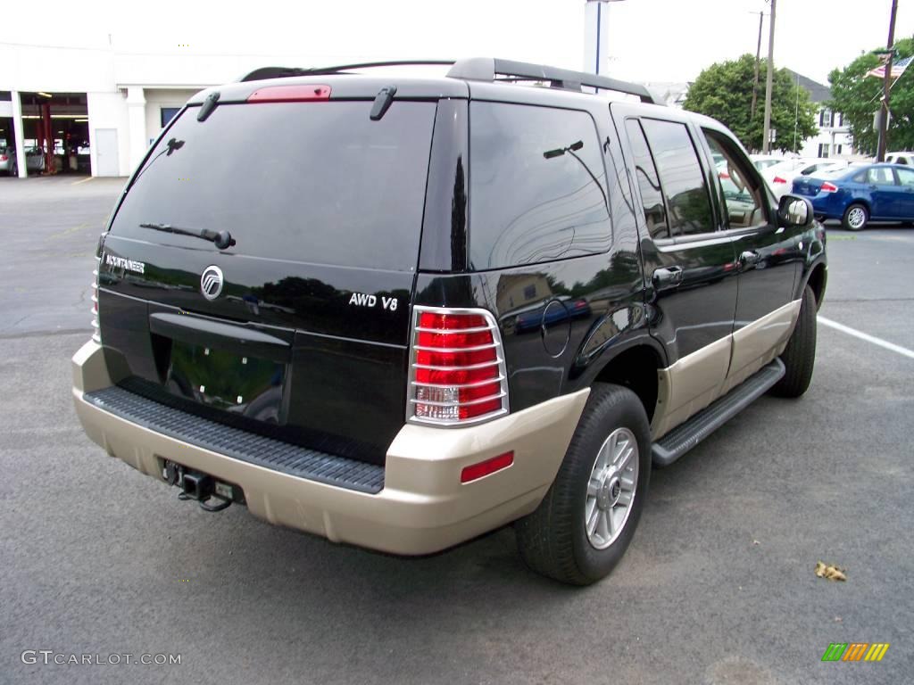 2005 Mountaineer V8 AWD - Black / Medium Dark Parchment photo #5