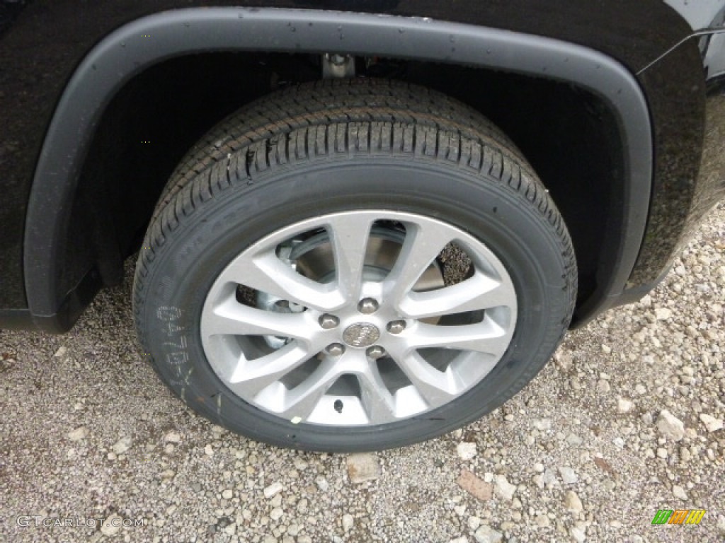 2017 Grand Cherokee Limited 4x4 - Diamond Black Crystal Pearl / Black photo #9