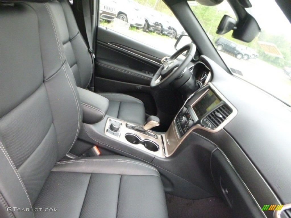 2017 Grand Cherokee Limited 4x4 - Diamond Black Crystal Pearl / Black photo #10