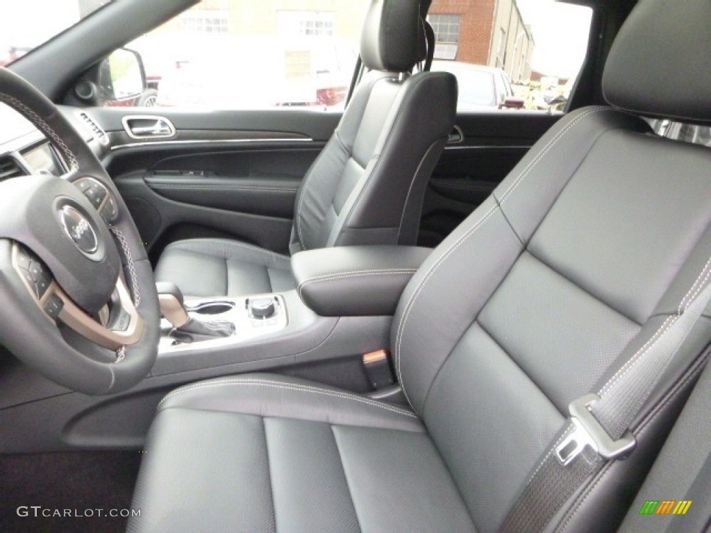 2017 Grand Cherokee Limited 4x4 - Diamond Black Crystal Pearl / Black photo #13