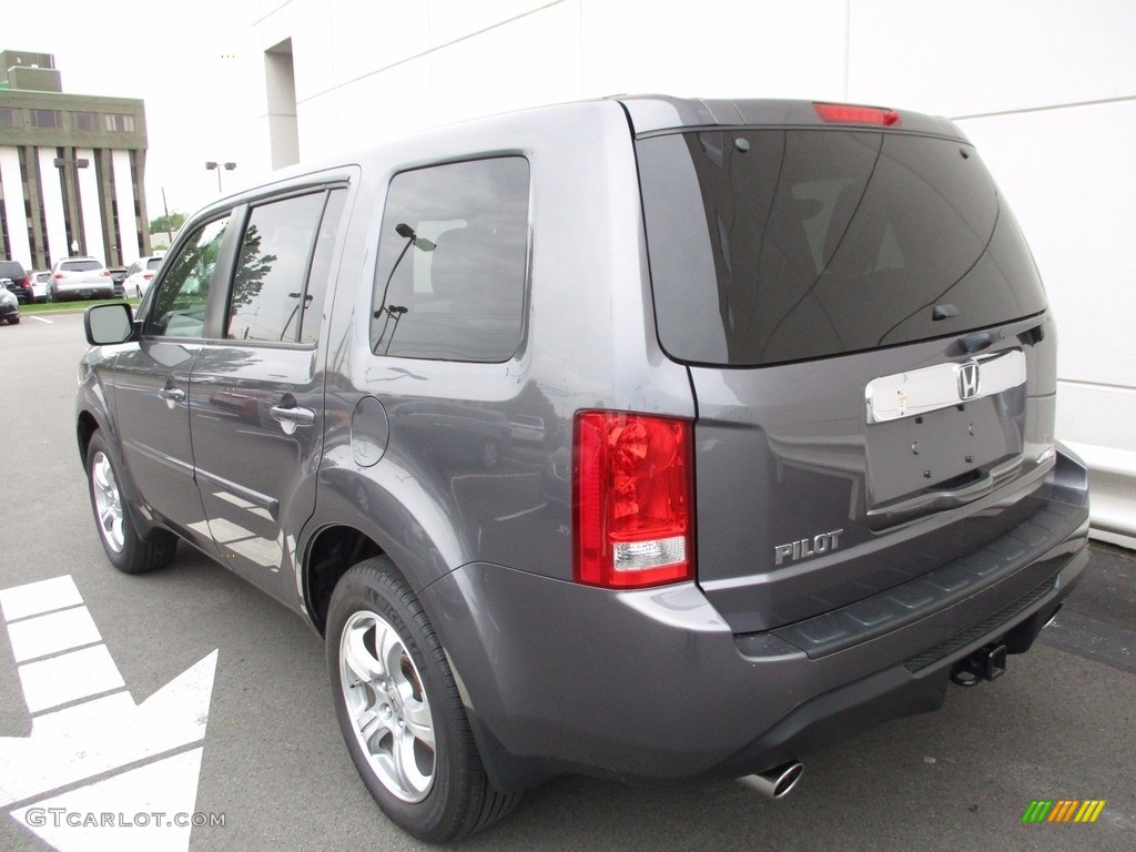 2015 Pilot EX 4WD - Modern Steel Metallic / Gray photo #4