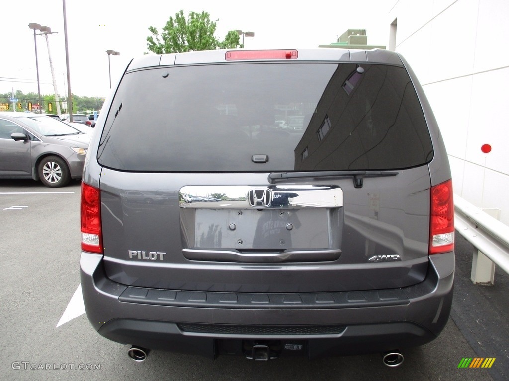 2015 Pilot EX 4WD - Modern Steel Metallic / Gray photo #5