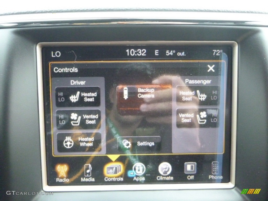 2017 Grand Cherokee Limited 4x4 - Diamond Black Crystal Pearl / Black photo #17