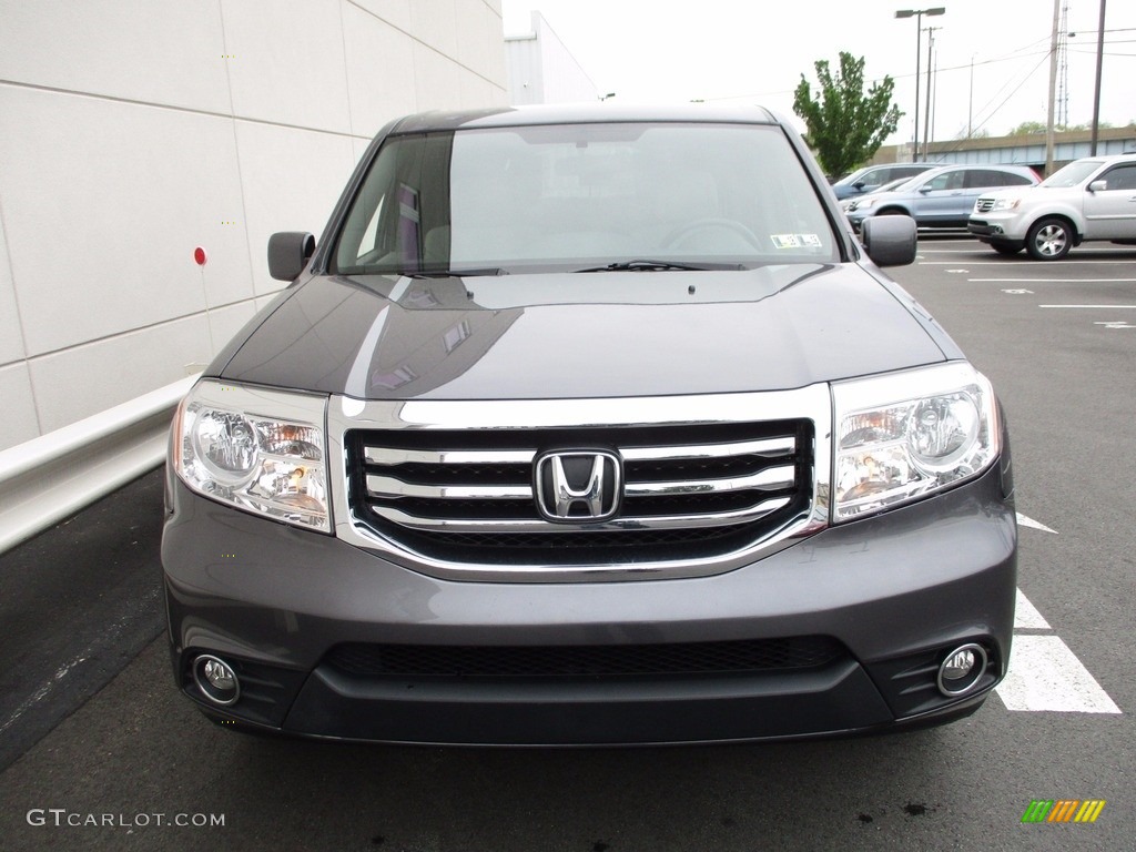 2015 Pilot EX 4WD - Modern Steel Metallic / Gray photo #9