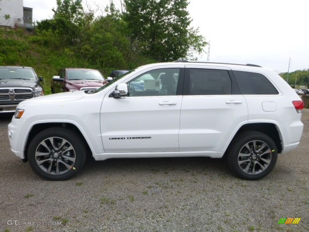 2017 Grand Cherokee Overland 4x4 - Bright White / Black photo #2