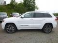 2017 Bright White Jeep Grand Cherokee Overland 4x4  photo #2