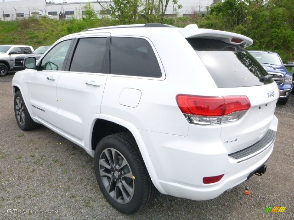 2017 Grand Cherokee Overland 4x4 - Bright White / Black photo #3