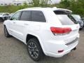 2017 Bright White Jeep Grand Cherokee Overland 4x4  photo #3