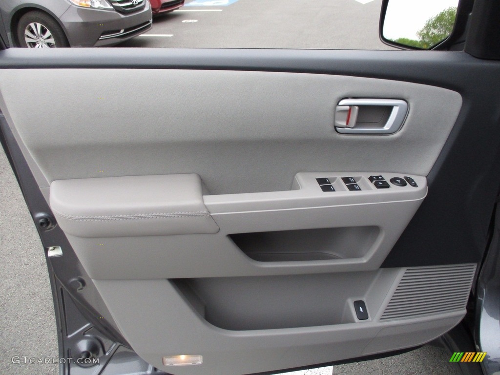 2015 Pilot EX 4WD - Modern Steel Metallic / Gray photo #11