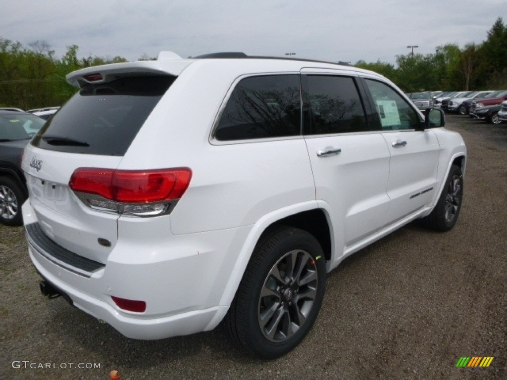 2017 Grand Cherokee Overland 4x4 - Bright White / Black photo #5