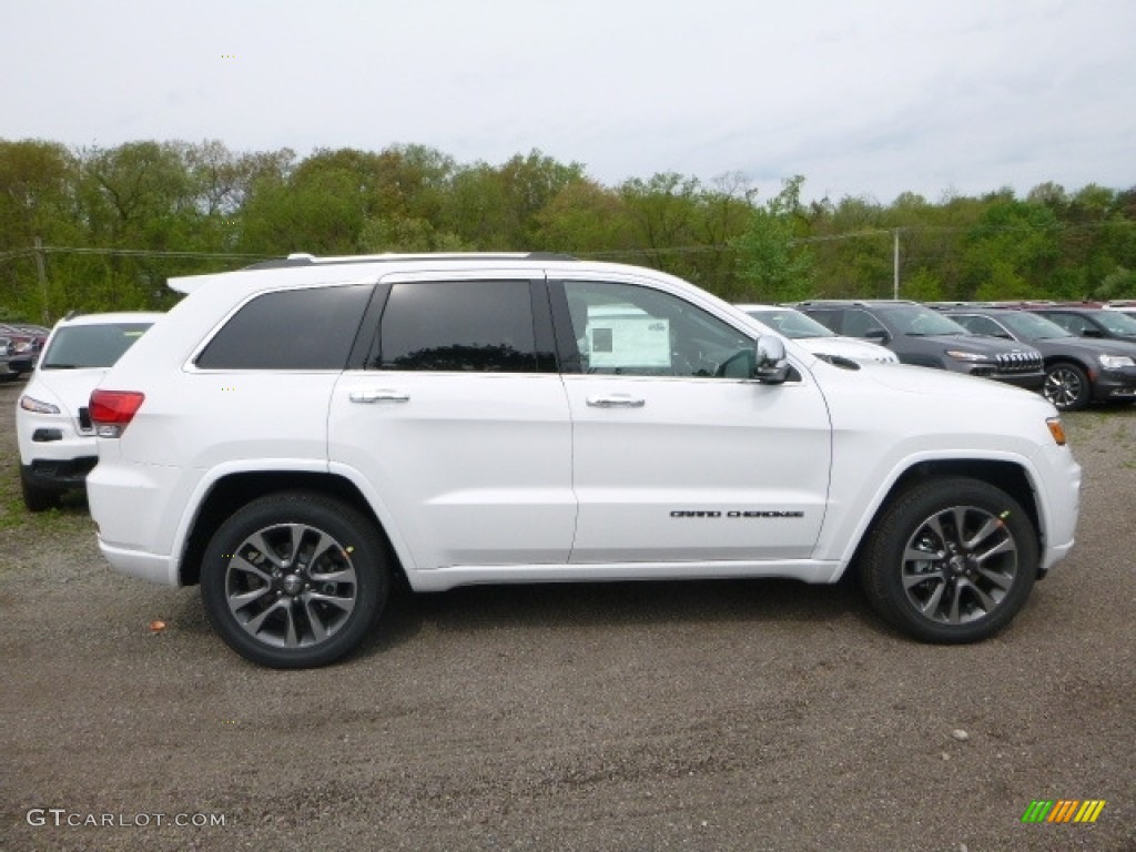 2017 Grand Cherokee Overland 4x4 - Bright White / Black photo #6