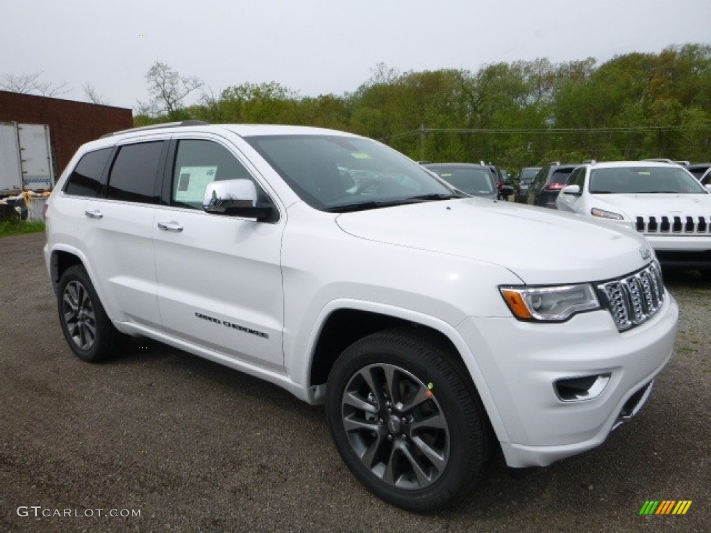 2017 Grand Cherokee Overland 4x4 - Bright White / Black photo #7