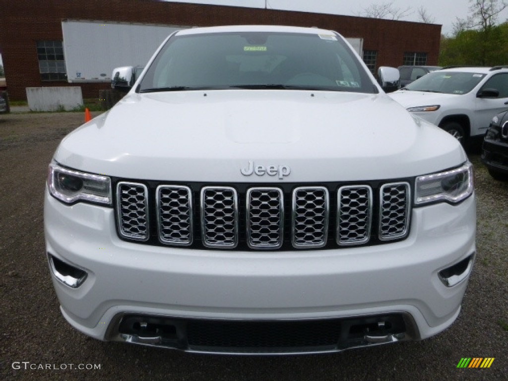 2017 Grand Cherokee Overland 4x4 - Bright White / Black photo #8