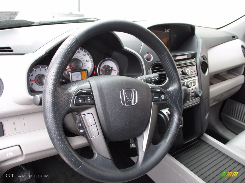 2015 Pilot EX 4WD - Modern Steel Metallic / Gray photo #14