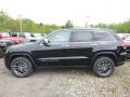 2017 Diamond Black Crystal Pearl Jeep Grand Cherokee Limited 4x4  photo #3