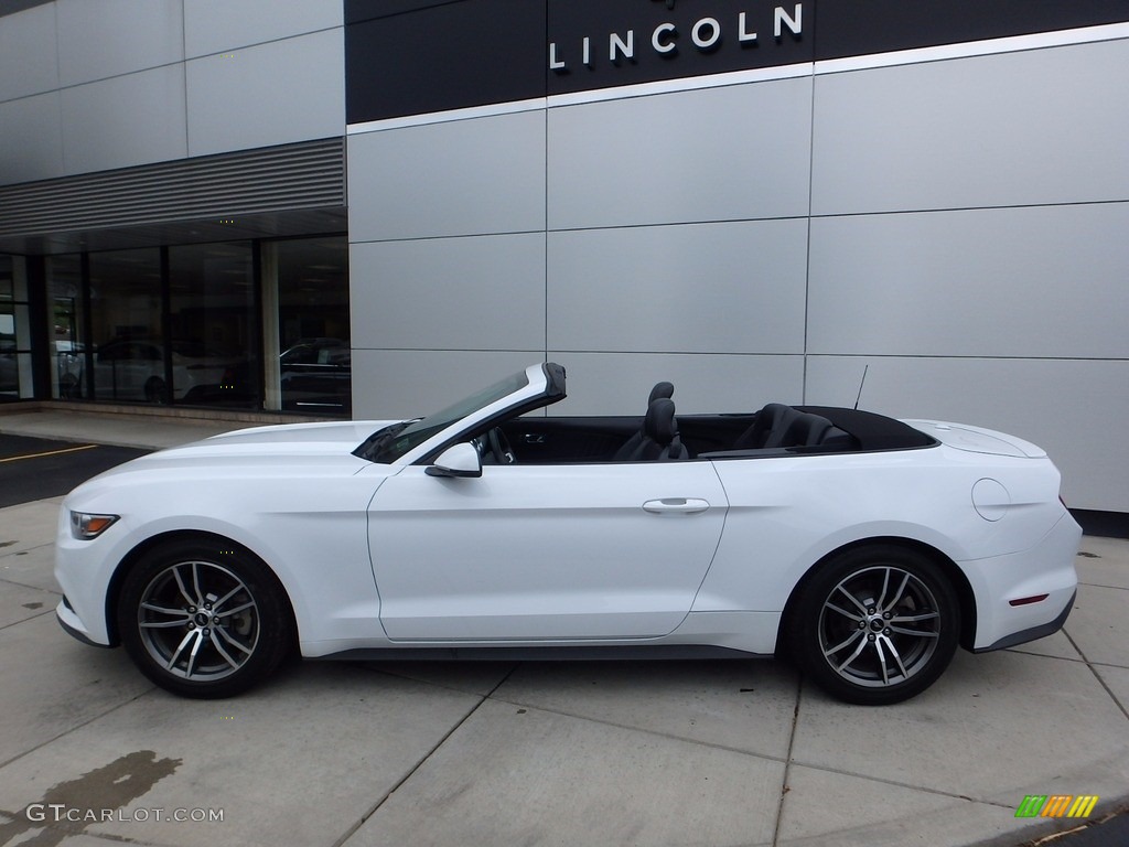 Oxford White 2017 Ford Mustang EcoBoost Premium Convertible Exterior Photo #120281631