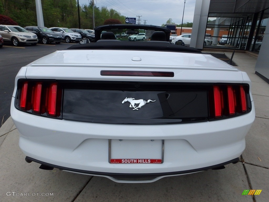 2017 Mustang EcoBoost Premium Convertible - Oxford White / Ebony photo #4