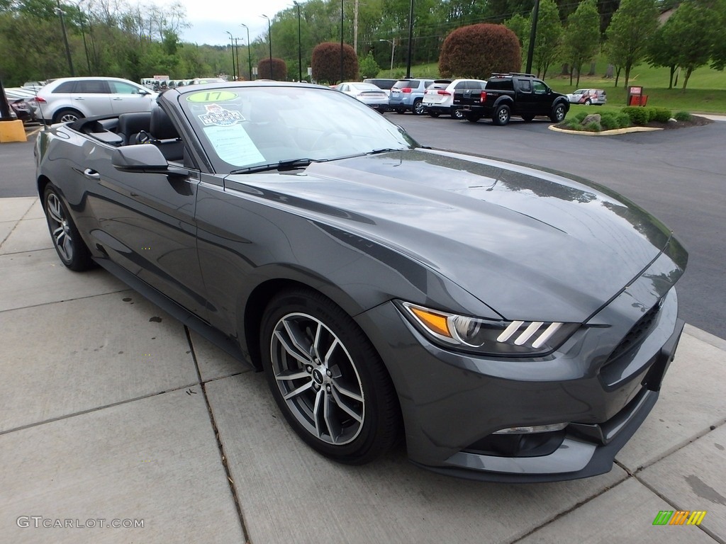 Magnetic 2017 Ford Mustang EcoBoost Premium Convertible Exterior Photo #120282267